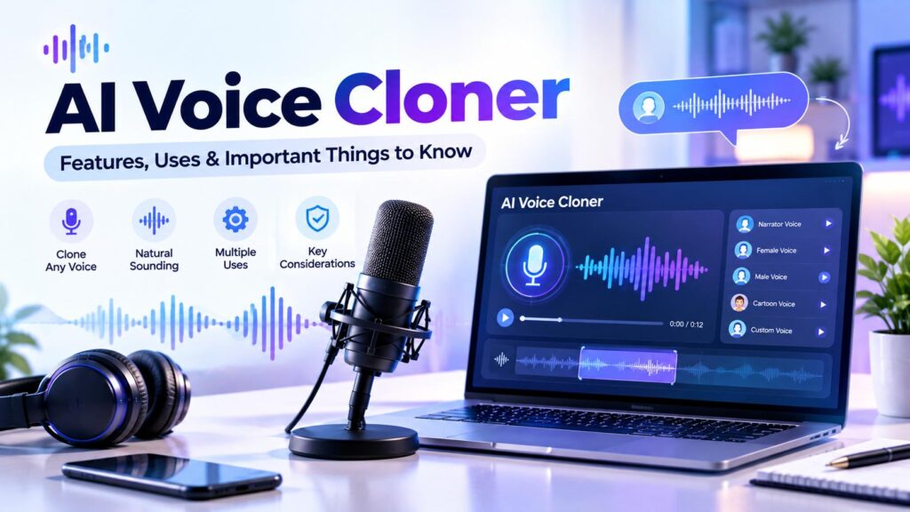 Read more about the article AI Voice Cloner: Features, Uses & Important Things to Know