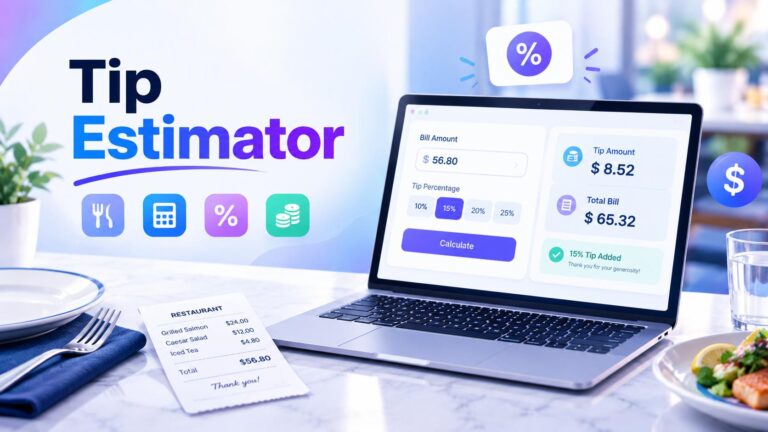 Read more about the article Tip Estimator: How to Calculate Tips Easily